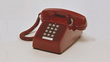 landline red phone